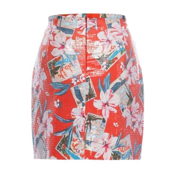 COPY - LE SUPERBE POSTCARD MINI SKIRT- SIZE 4 - Picture 5 of 10